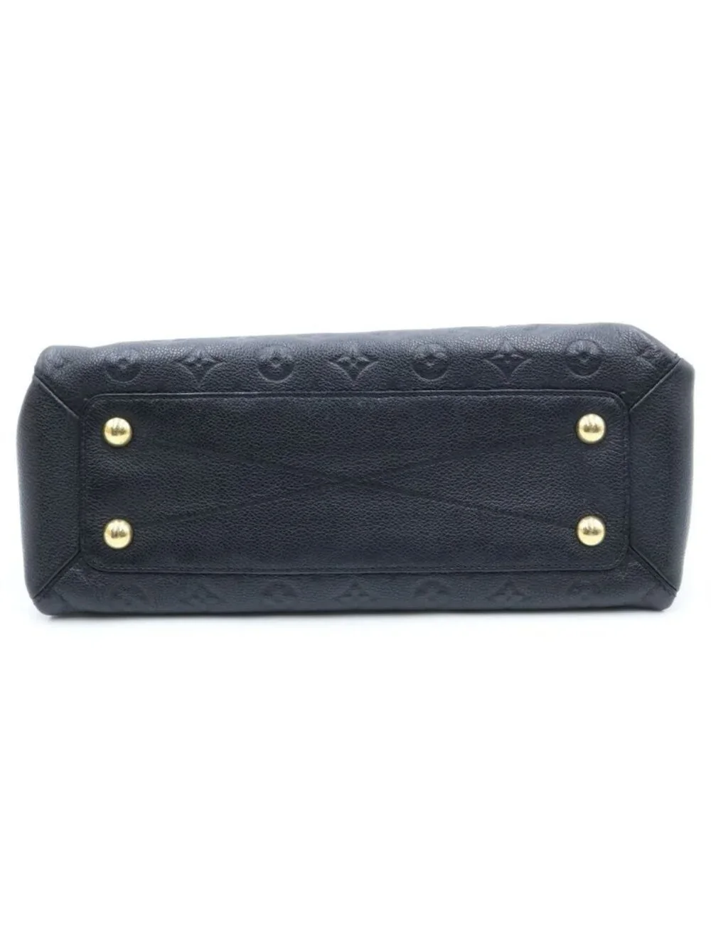 Louis Vuitton Monogram Empreinte Vosges Leather Gold 2-Way Shoulder Bag Noir